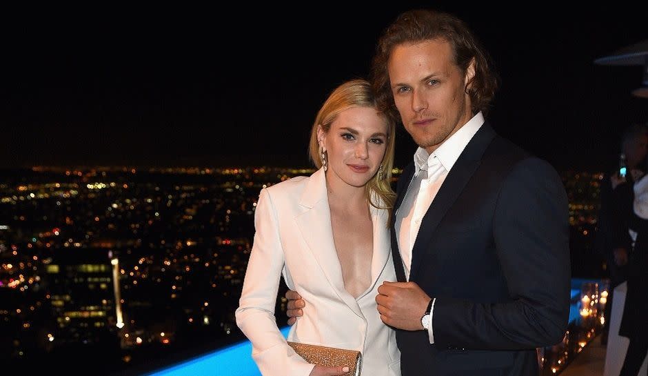 Sam Heughan made it Instagram official with Mackenzie Mauzy