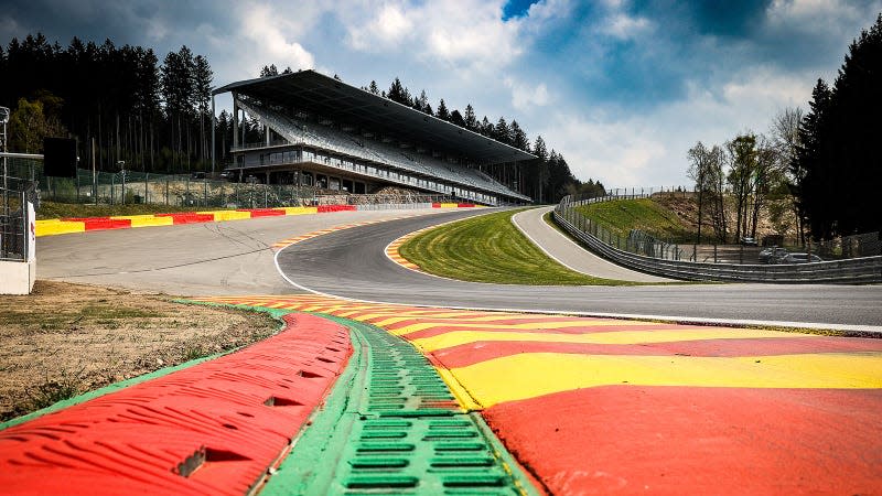 A photo of the Spa race track in Belgium. 