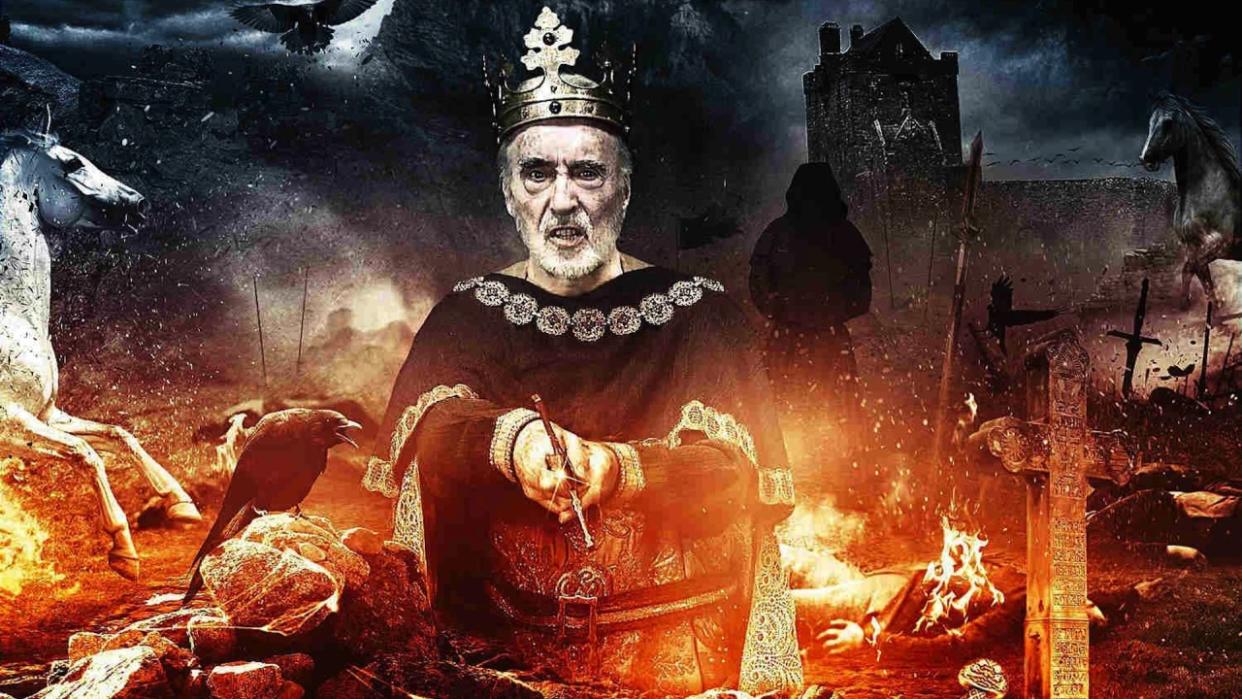  Christopher Lee on the cover of Charlemagne: The Omens Of Death 