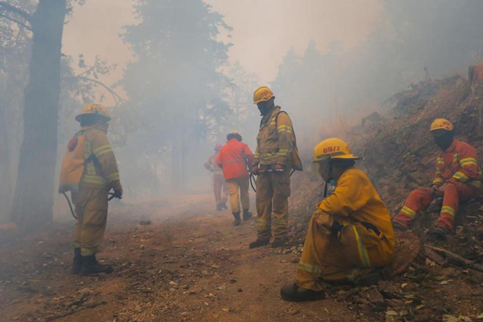 Comienza otro día difícil en Córdoba en la lucha contra el fuego: hace calor y hay viento norte