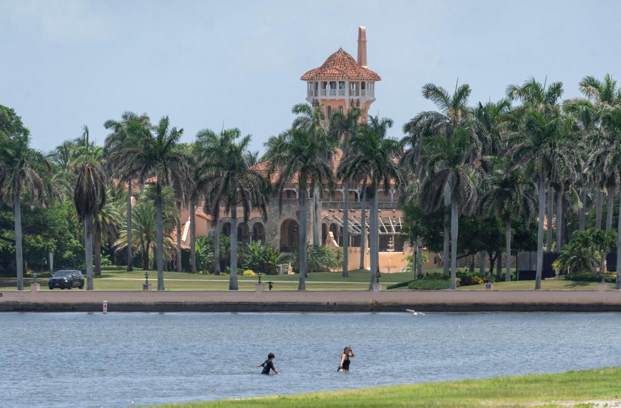 Mar-a-Lago the home of former President Donald Trump on July 14, 2024, in Palm Beach, Florida.Trump survived an Trump survived an assassination attempt while speaking at a rally on Saturday in Pennsylvania.