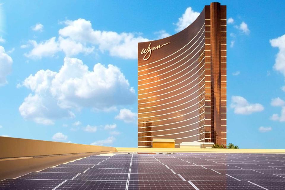 Solar panels at Wynn