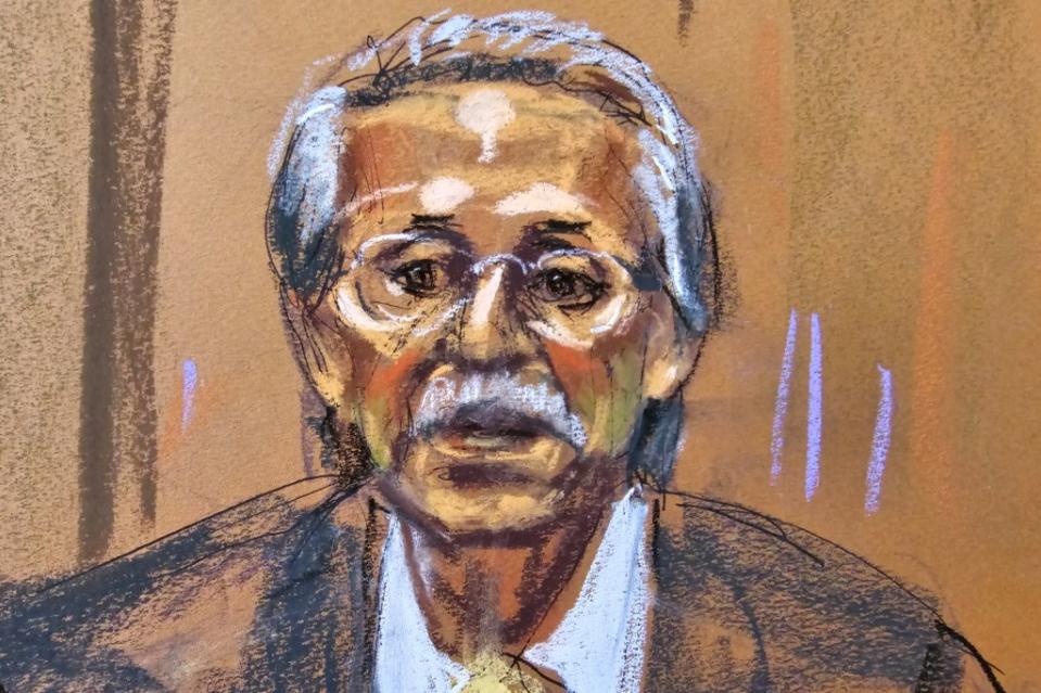 David Pecker came face-to-face with his one time ally Donald Trump in court but didn’t make eye contact with the former president before getting on the witness stand. REUTERS