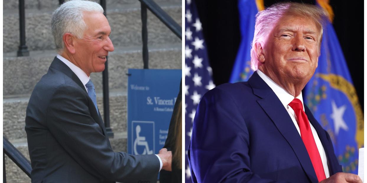 Charles Kushner and Donald Trump