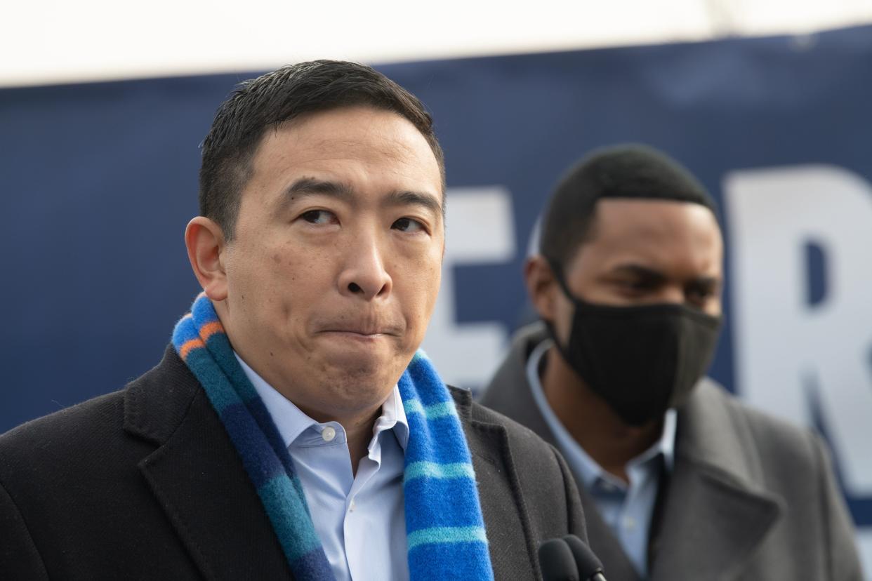 New York City mayoral candidate Andrew Yang