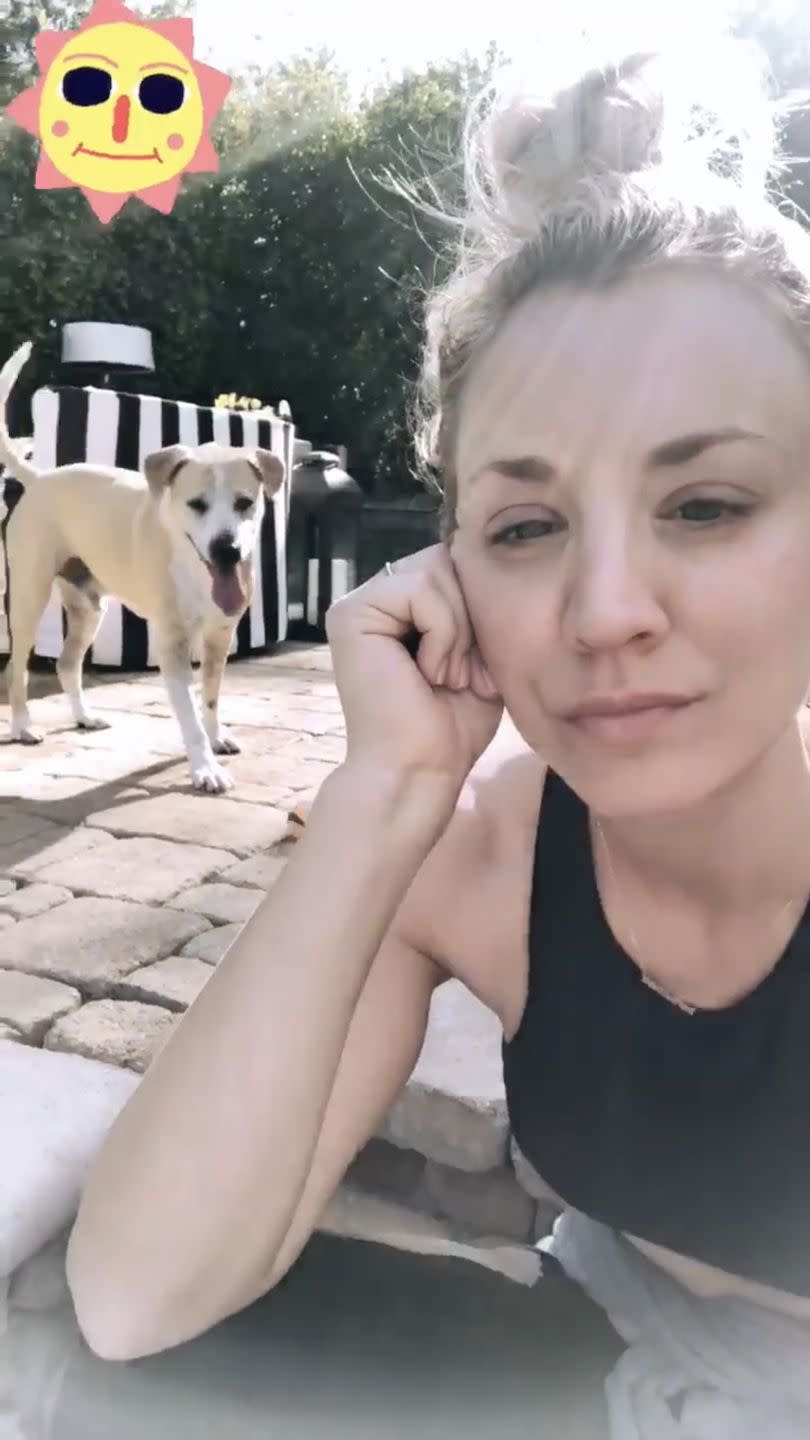 Photo credit: Instagram/@kaleycuoco