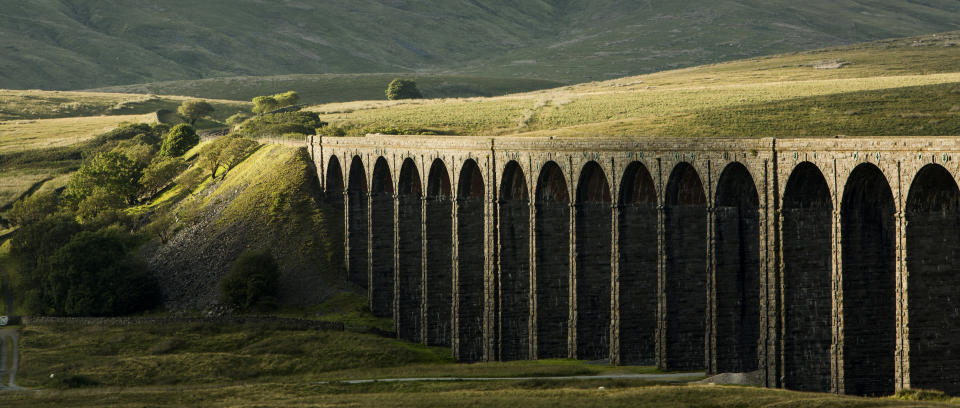 Helen Shelmerdine's entry shows Ribblehead Viaduct in North Yorkshire, England.