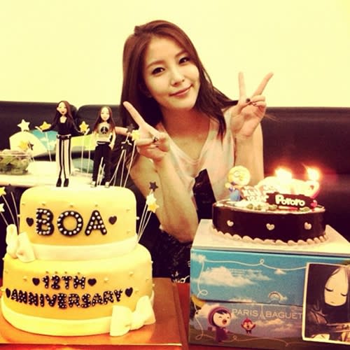 BoA celebrates the 12th anniversary of her debut