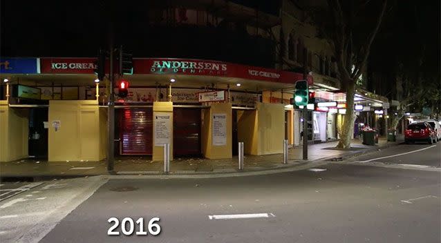 It was a vibrant part of Sydney once. Source: YouTube/Keep Sydney Open