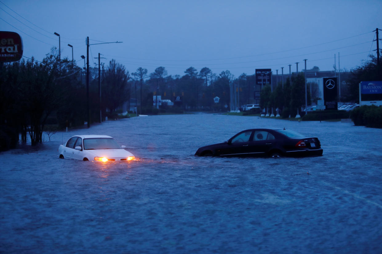 Hurrikan Florence hat für große Überschwemmungen in North Carolina gesorgt (Bild: REUTERS/Jonathan Drake)