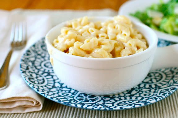 <strong>Get the <a href="http://www.annies-eats.com/2011/10/27/creamy-stovetop-mac-and-cheese/" target="_blank">Creamy Stovetop Mac & Cheese recipe</a> from Annie's Eats</strong>