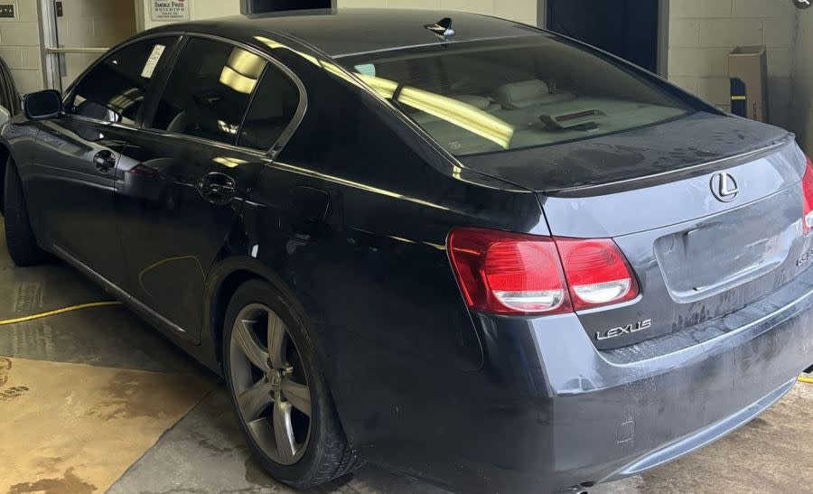 A 2007 Lexus GS350 registered to the suspect was also seized at the New Hope Street home, according to police. Photo from the Roanoke Rapids Police Department.