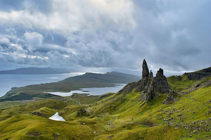 The Isle of Skye, known for its minimal light pollution, is a top spot to catch the northern lights