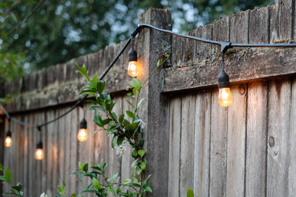 Make your patio a place of true relaxation with these string lights. (Source: iStock)