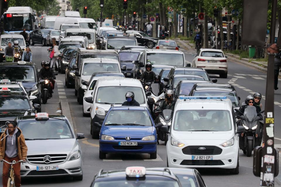 <p>Cyclists, pedestrians and public transport will be prioritised</p> (AFP via Getty Images)