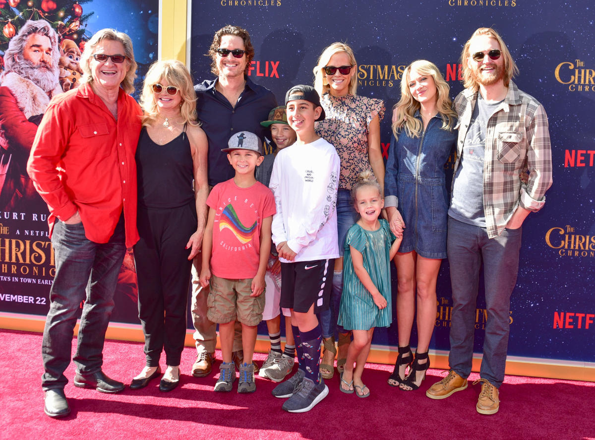 All in the Family! Kurt Russell and Goldie Hawn Celebrate Film Premiere