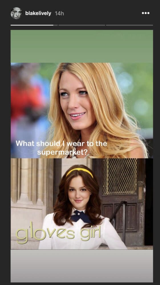 Blake Lively Puts Her Own Spin on the Viral 'Gossip Girl' Meme