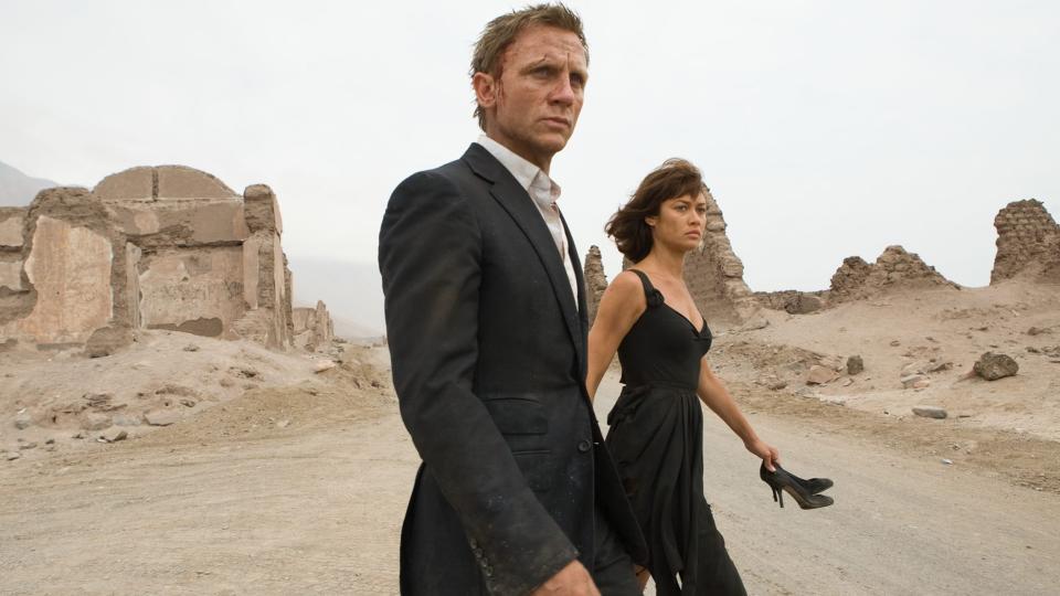 Daniel Craig and Olga Kurylenko in Quantum of Solace