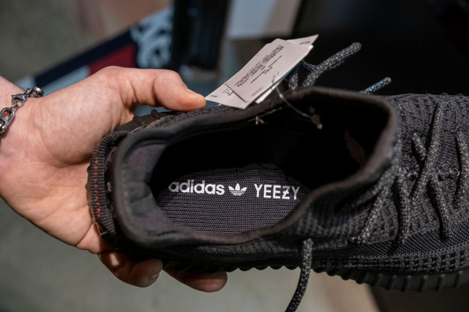 Pictured: Adidas Yeezy shoes. Image: Getty