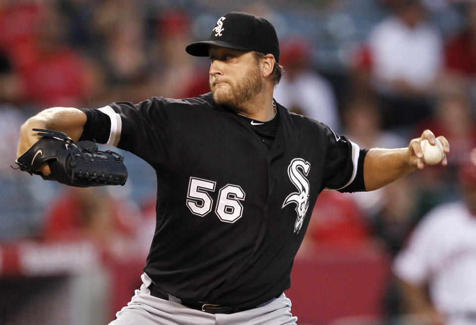 Will Mark Buehrle get Hall of Fame support from the BBWAA? (AP Photo/Chris Carlson)