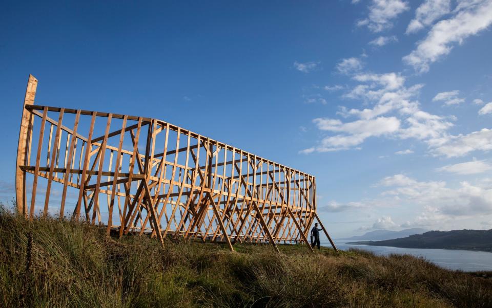 Sights of Scotland, Sculpture in Tighnabruaich - David Blair