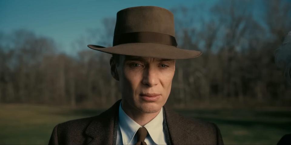 Cillian Murphy as J. Robert Oppenheimer in "Oppenheimer."