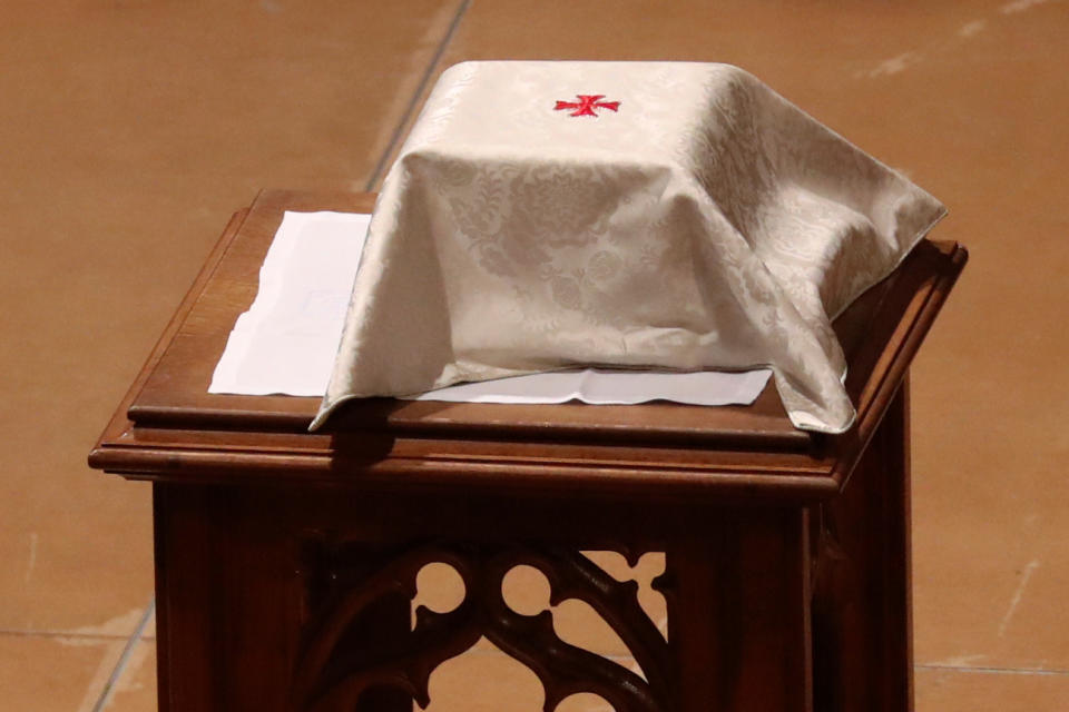 Las cenizas de Matthew Shepard fueron colocadas en 2018 en la Catedral Nacional de Washington DC. (Reuters)