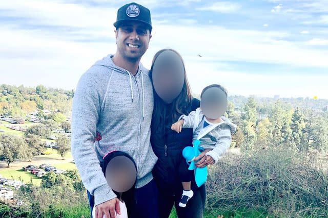 Facebook A photo of Dharmesh Patel and his family.