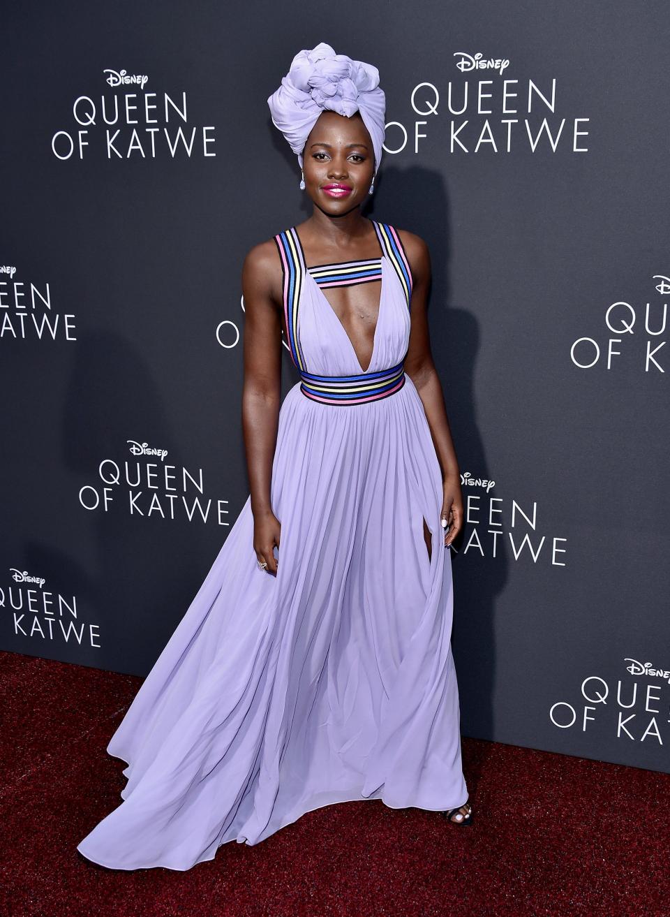 Lupita Nyong'o premiere of Disney's 'Queen Of Katwe' 2016