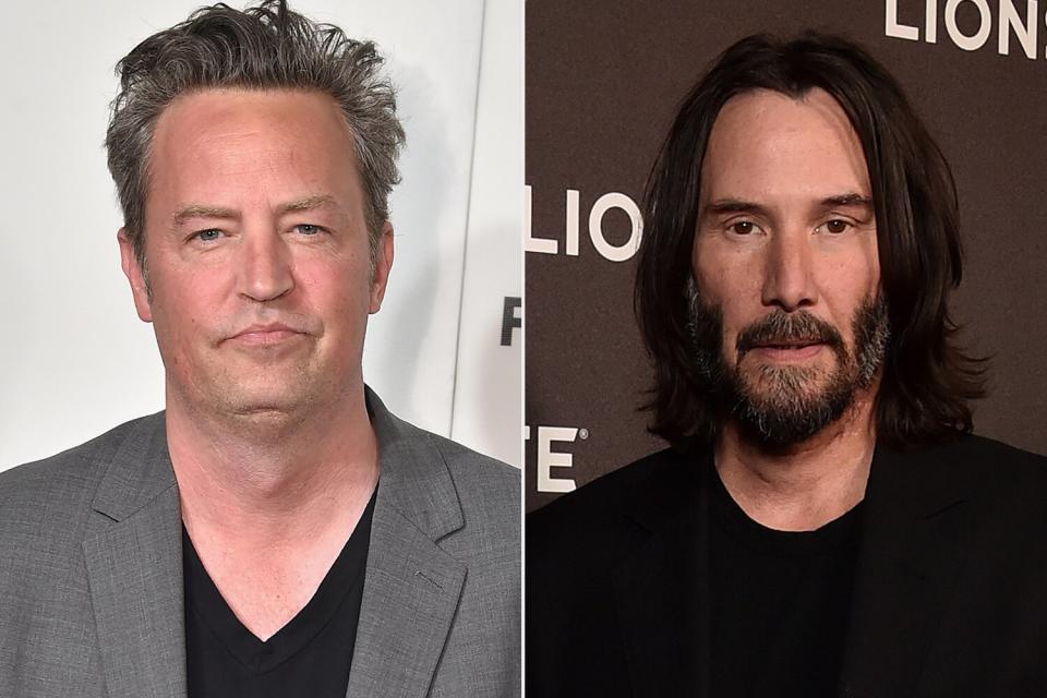 Matthew Perry attends "The Circle" Premiere; Keanu Reeves attend CinemaCon 2022