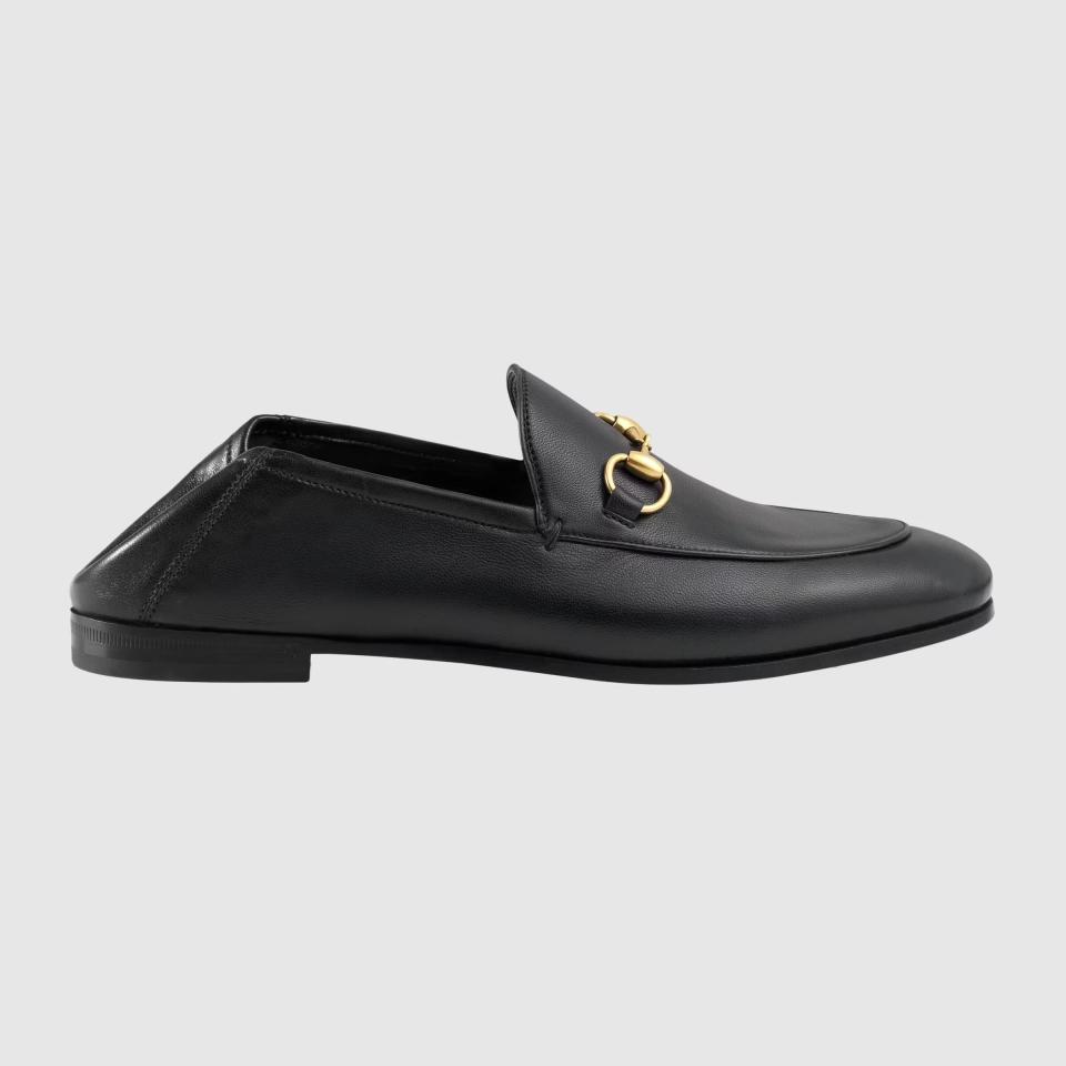 7) Gucci Leather Horsebit Loafer