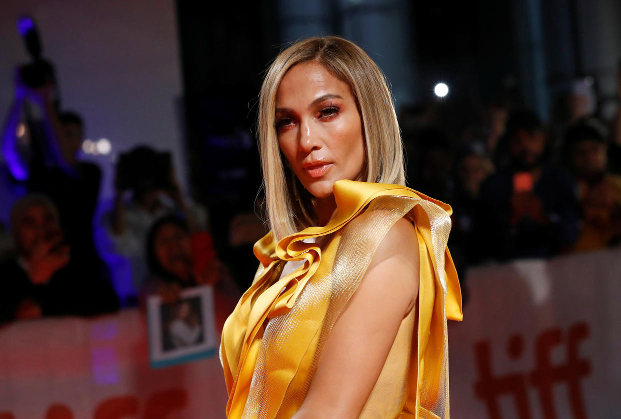 Cast member Jennifer Lopez arrives for the gala presentation of Hustlers at the Toronto International Film Festival (TIFF) in Toronto, Ontario, Canada September 7, 2019.  REUTERS/Mario Anzuoni