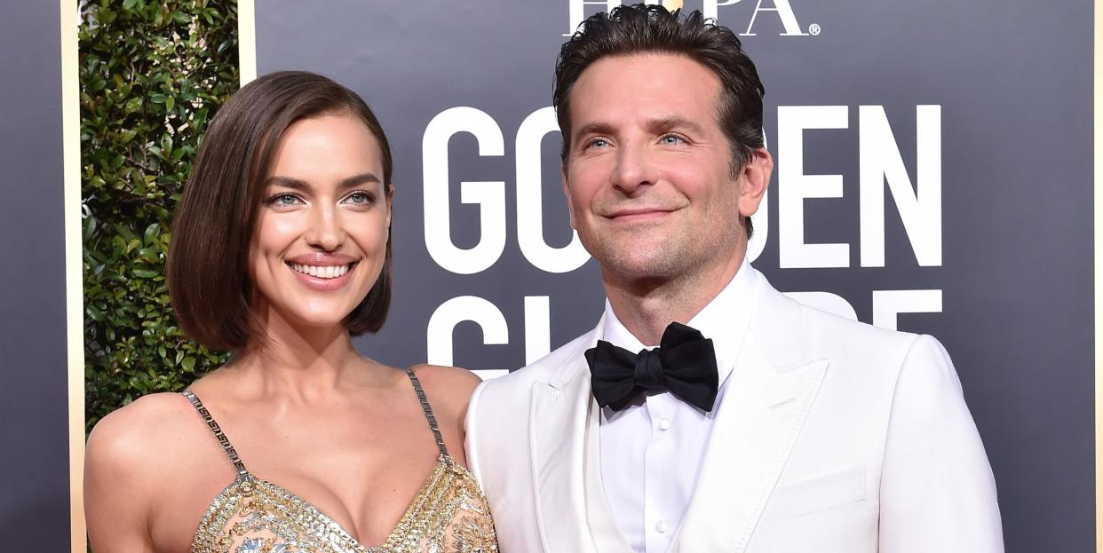 beverly hills, ca january 06 irina shayk and bradley cooper attend the 76th annual golden globe awards at the beverly hilton hotel on january 6, 2019 in beverly hills, california photo by axellebauer griffinfilmmagic