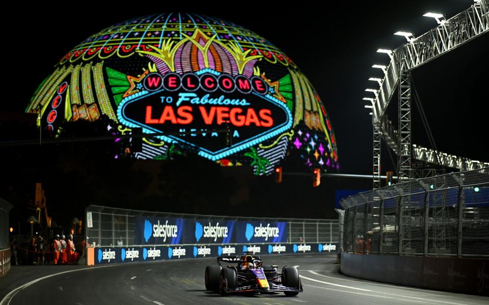 Max Verstappen in Las Vegas