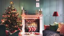 <p>It might be cold and wet in the UK at Christmas time, but a few ways Brits cosy up their living rooms include hanging gorgeous <a href="https://www.countryliving.com/uk/homes-interiors/interiors/g38170147/christmas-garlands/" rel="nofollow noopener" target="_blank" data-ylk="slk:garlands" class="link rapid-noclick-resp">garlands</a>, placing mistletoe above the door, popping presents under the tree, and putting out yummy mince pies for Santa. Some households prefer traditional palettes of red and gold, while others switch it up with pretty pink baubles. </p>