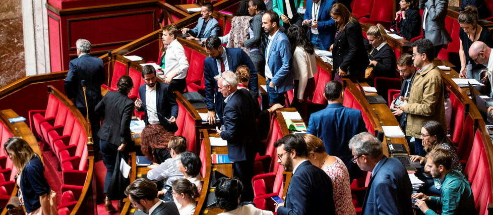 Les députés de la Nupes sont vent debout contre la réforme des retraites et cela s'entend à l'Assemblée (photo d'illustration).  - Credit:AMAURY CORNU / Hans Lucas / Hans Lucas via AFP