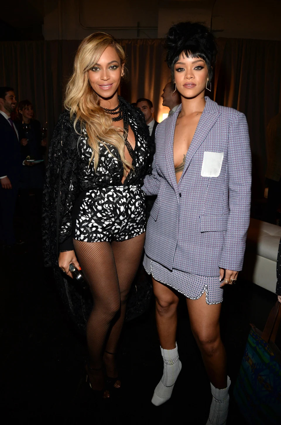 NUEVA YORK, NY – 30 DE MARZO: (Cobertura exclusiva) Beyoncé y Rihanna asisten al evento de lanzamiento de Tidal #TIDALforALL en Skylight at Moynihan Station el 30 de marzo de 2015 en la ciudad de Nueva York. (Foto de Kevin Mazur/Getty Images para Roc Nation)