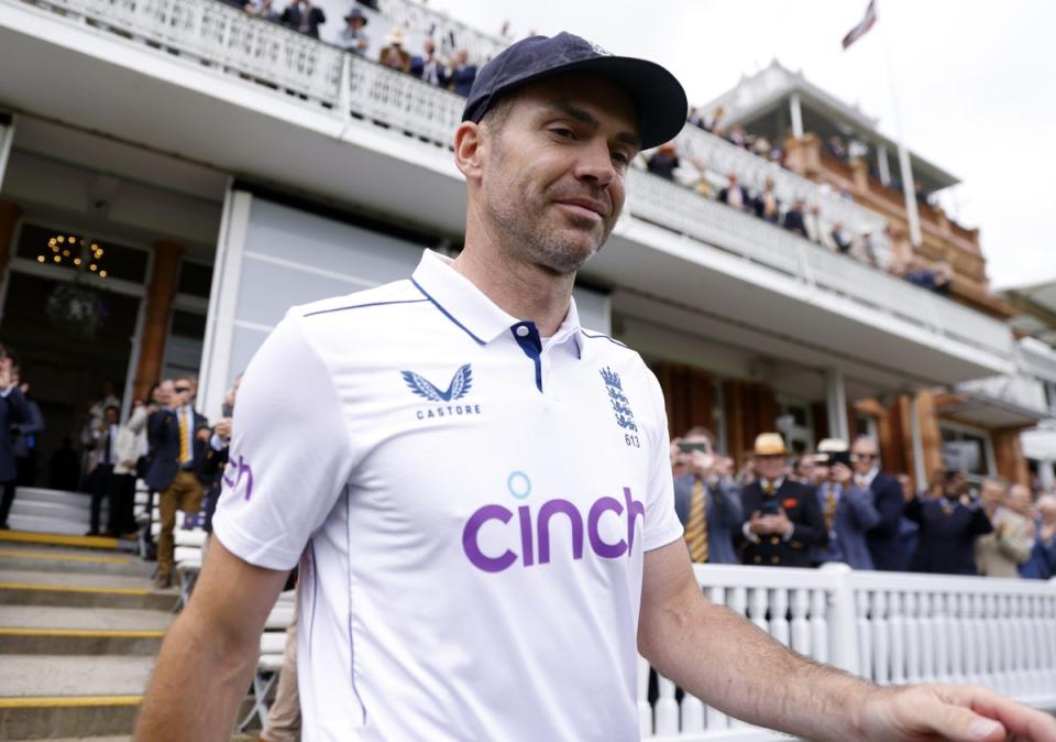 James Anderson retired from Test cricket in July  (PA Wire)