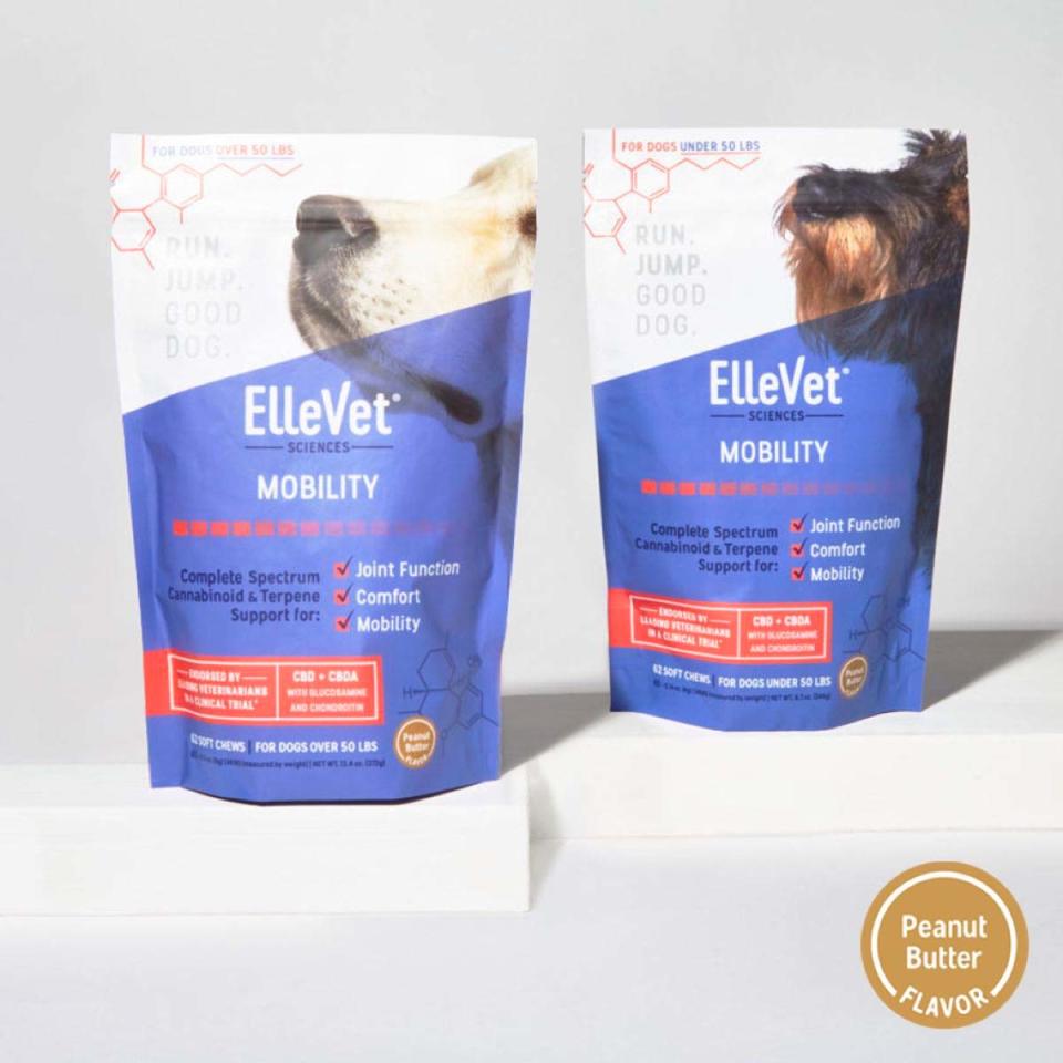 <p><a href="https://go.redirectingat.com?id=74968X1596630&url=https%3A%2F%2Fwww.ellevetsciences.com%2Fproduct%2Fcbd-chews-for-dogs%2F%3Fattribute_pa_size%3Dlarge-dog-over-50lbs&sref=https%3A%2F%2Fwww.redbookmag.com%2Ffood-recipes%2Fg44614369%2F7-expensive-pet-treats-if-your-furry-friend-wants-luxury%2F" rel="nofollow noopener" target="_blank" data-ylk="slk:Shop Now;elm:context_link;itc:0;sec:content-canvas" class="link ">Shop Now</a></p><p>ElleVet Hemp CBD + CBDA Chews</p><p>ellevetsciences.com</p><p>$93.99</p>