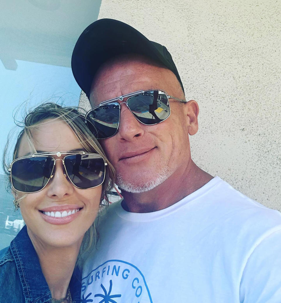 Tish Cyrus and Dominic Purcell 