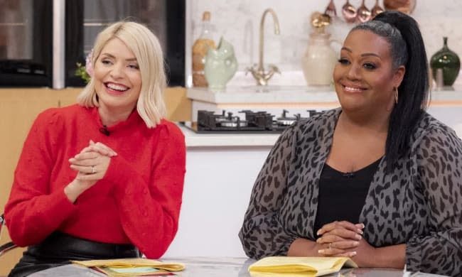 Holly Willoughby and Alison Hammond on This Morning