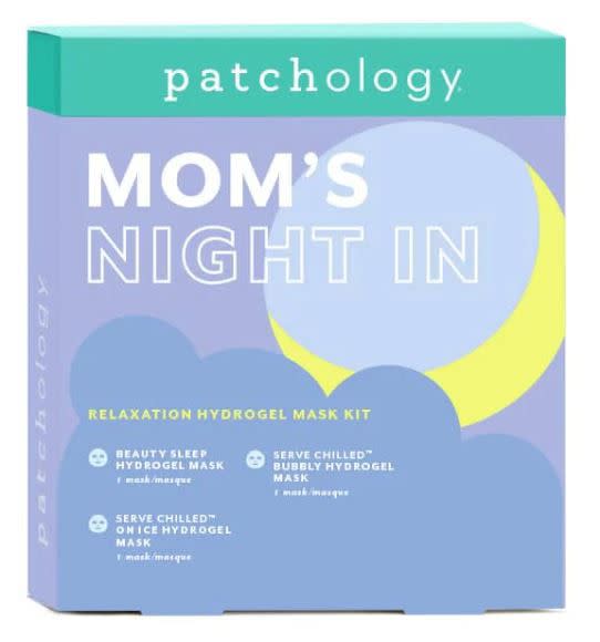 Patchology Mom’s Night In Relaxation Hydrogel Mask Kit ($28)