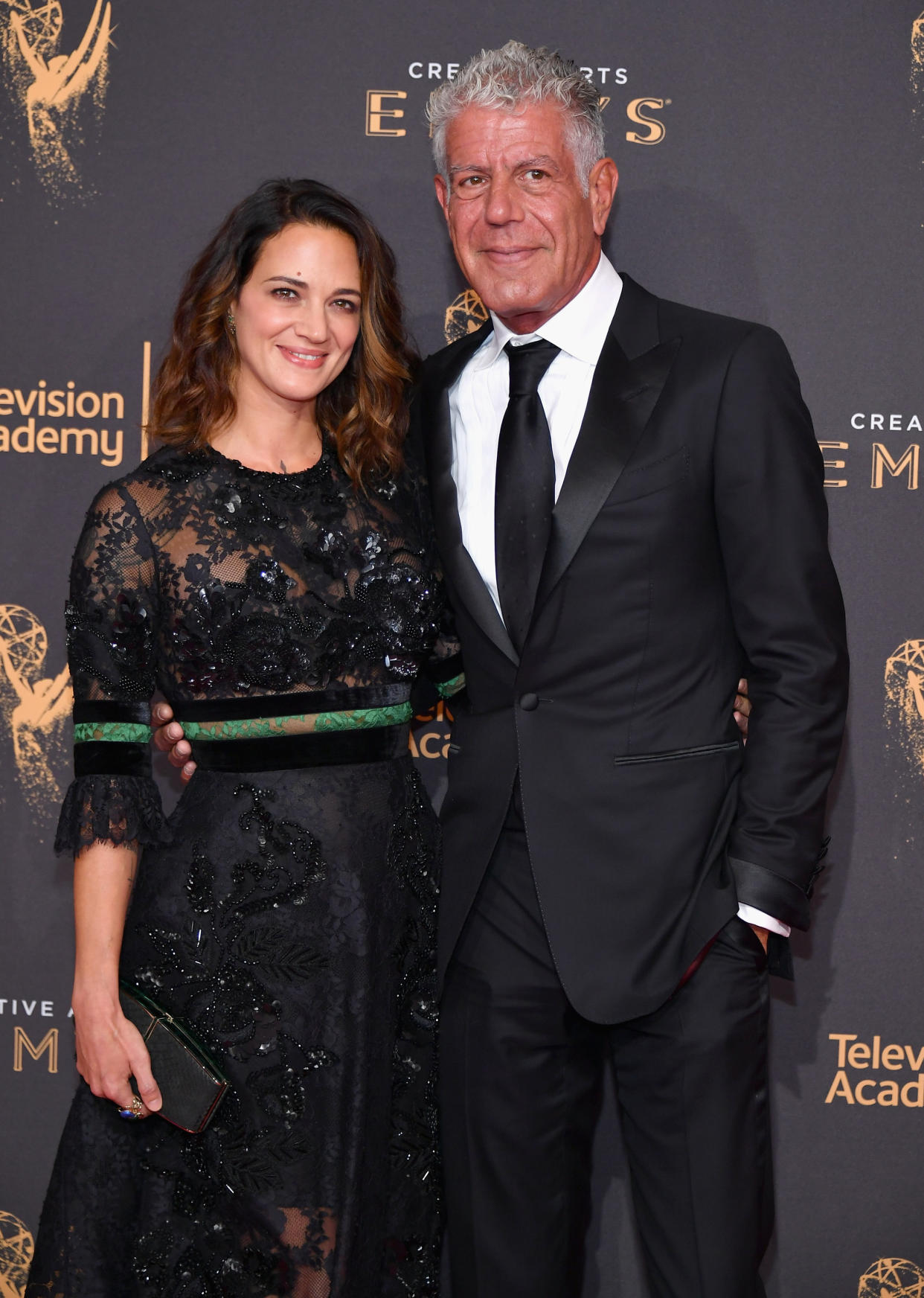 Asia Argento and Anthony Bourdain in September 2017. (Photo: Neilson Barnard/Getty Images)