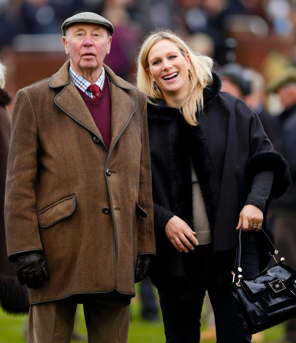 With Zara Tindall at Cheltenham in 2013 - Max Mumby/Indigo/Getty Images