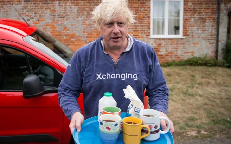 Brewing up with the aid of a tray of chipped crockery is the ultimate class teller. If you don’t believe me, just ask Boris - PA