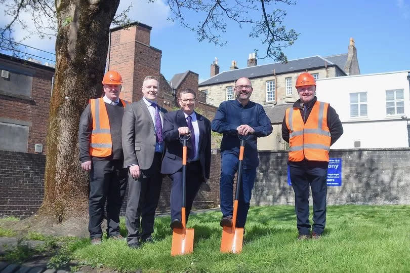 The £7.2million project is one of three being undertaken in the area as part of a £19.9m Levelling Up award made to the council by the UK Government.