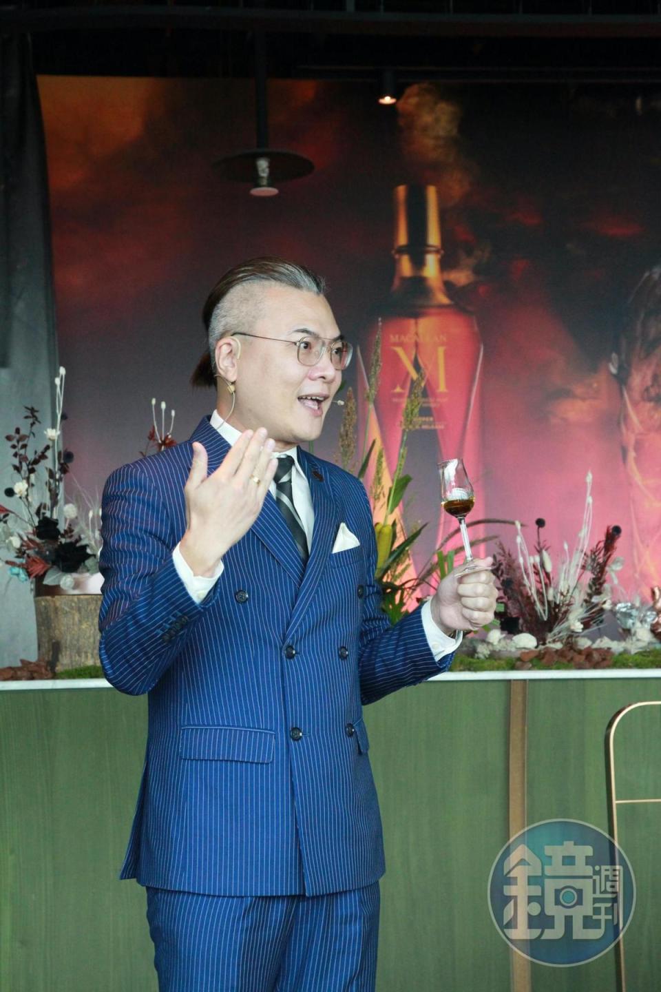 麥卡倫的台灣大使Bruce說起Ｍ系列的美好，也難以掩飾興奮的情緒。