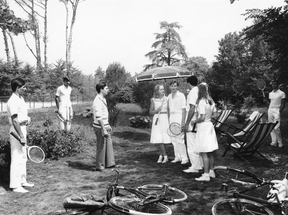 scene from the garden of the finzi continis