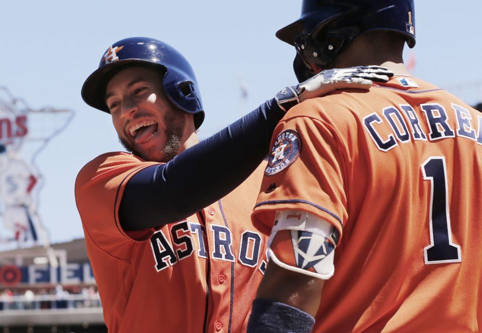 The Astros haven't lost in a week. Now they're World Series favorites. (AP)