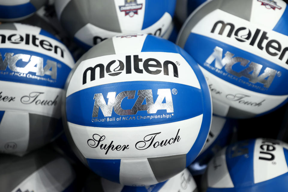 A BYU fan who allegedly yelled racist slurs at Duke volleyball player Rachel Richardson has been banned from all future school athletics. (Photo by Jamie Schwaberow/NCAA Photos via Getty Images)